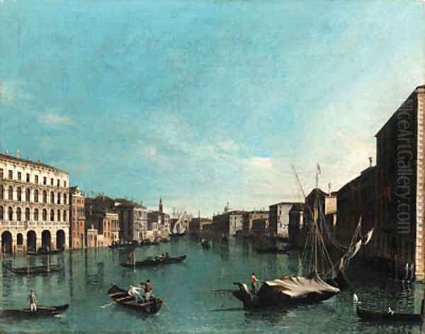 The Grand Canal, Venice Oil Painting by (Giovanni Antonio Canal) Canaletto