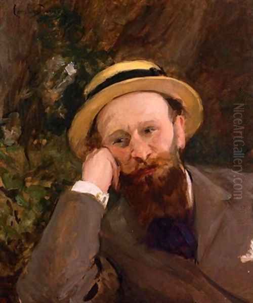 Portrait of Manet Oil Painting by Charles Emile Auguste Carolus-Duran