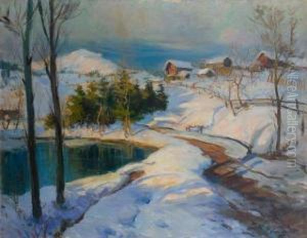 Paysage Oil Painting by Georgi Alexandrovich Lapchine