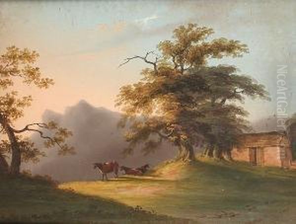 Yew Dale, Cumberland Oil Painting by John Laporte