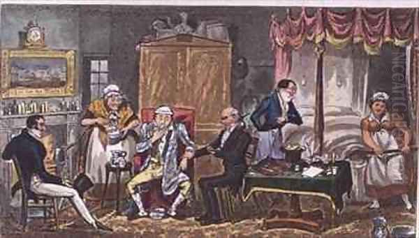 Jerry beat to a stand still Oil Painting by I. Robert and George Cruikshank