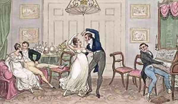 An Introduction Gay moments of Logic Jerry Tom and Corinthian Kate Oil Painting by I. Robert and George Cruikshank