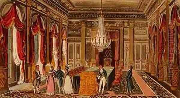 Tom Jerry and Logic visiting Carlton House Oil Painting by I. Robert and George Cruikshank