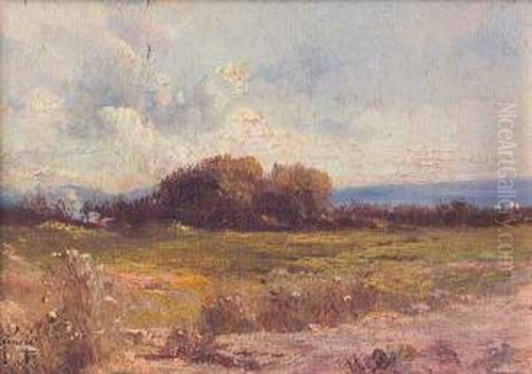 Paisaje De Campo Oil Painting by Ernesto Laroche