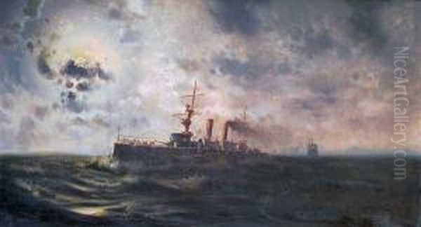 Crucero Barroso Oil Painting by Manuel Larravide