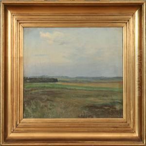 Landscape Oil Painting by Knud Larsen