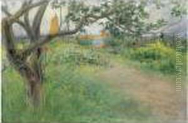 Marstrand Oil Painting by Carl Larsson