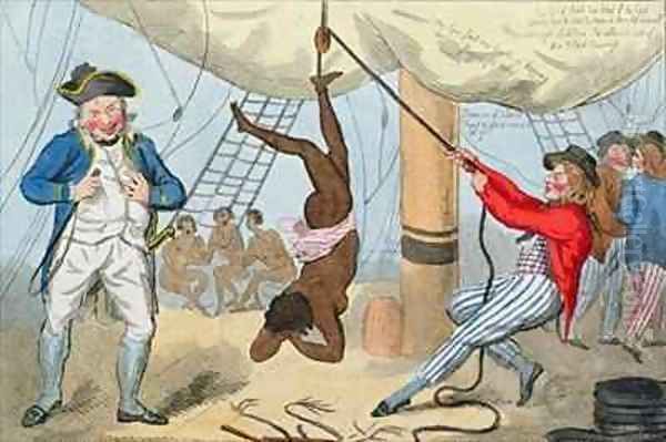 The Abolition of the Slave Trade Oil Painting by Isaac Cruikshank