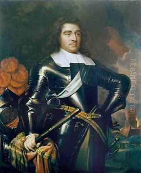 General George Monk 1st Duke of Albermarle Oil Painting by Samuel Cooper