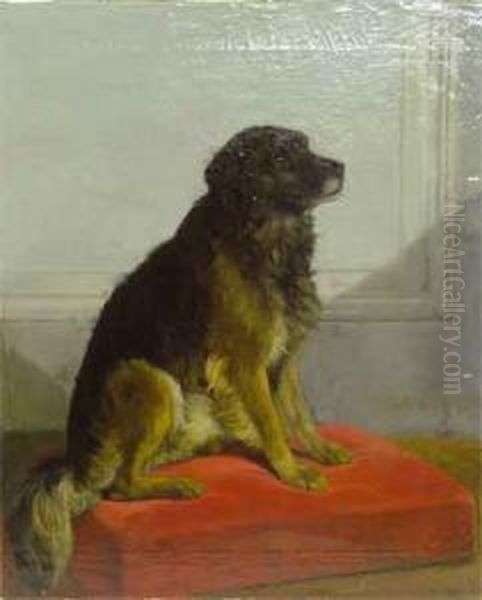 Perro Oil Painting by Louis Simon Lassalle