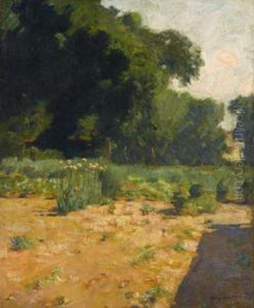 Midsummer Oil Painting by William Langson Lathrop