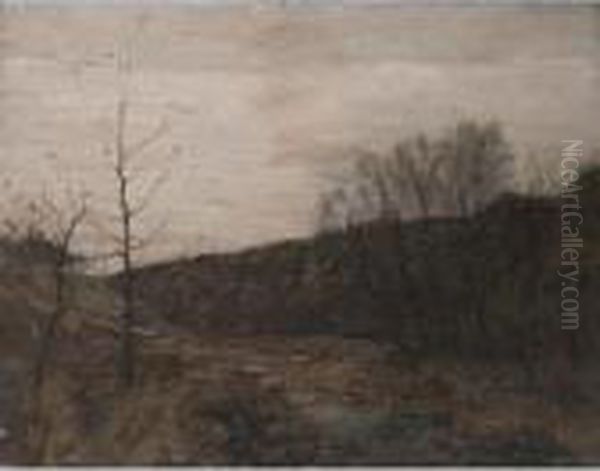 A View Of Bucks County Oil Painting by William Langson Lathrop