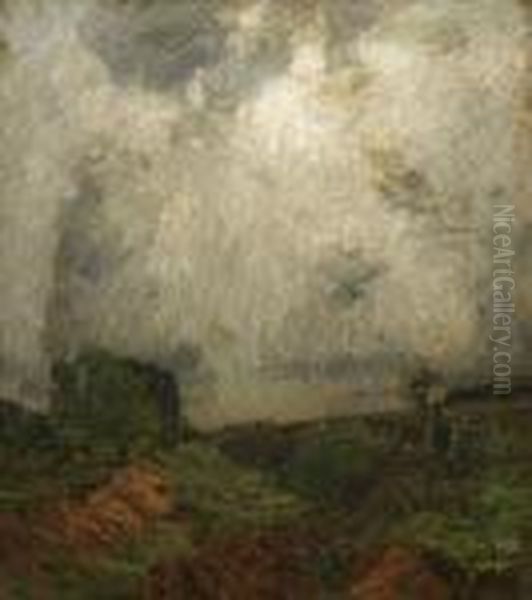 Breaking Sunlight Oil Painting by William Langson Lathrop