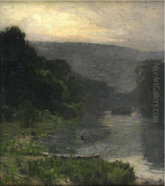 Evening Before Storm Oil Painting by William Langson Lathrop