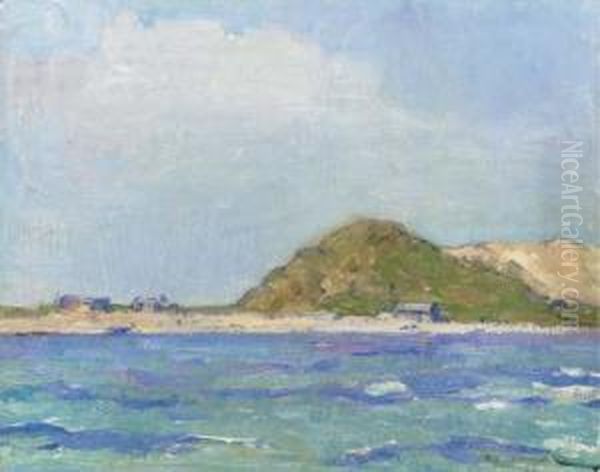 Port Jefferson Sand Quarry Oil Painting by William Langson Lathrop