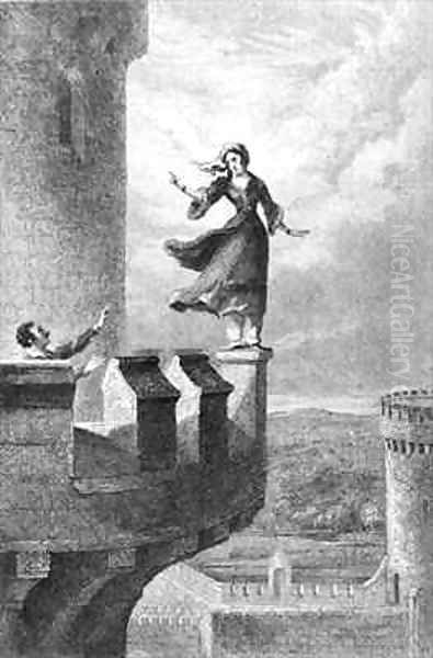 Rebecca Oil Painting by George Cruikshank