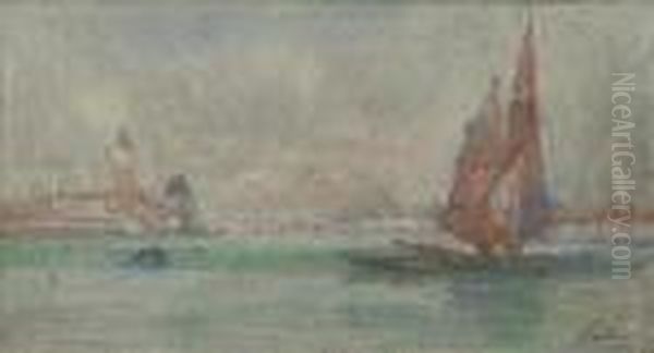 Venicefrom The Lagoon Oil Painting by Charles James Lauder