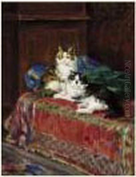 Chatons Oil Painting by Yvonne Marie, Yo Laur