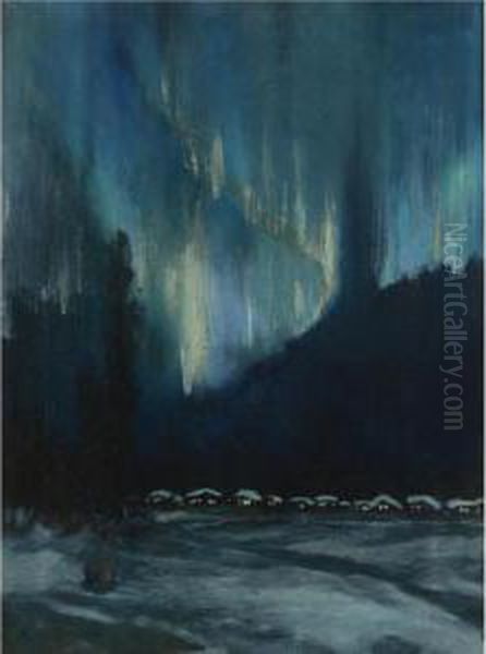 The Northern Lights Oil Painting by Sidney Laurence