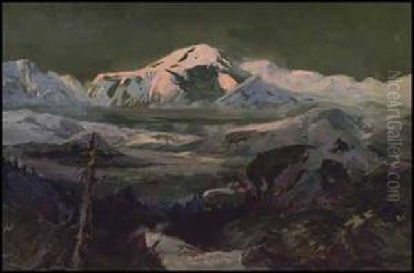 Mount Mckinley Oil Painting by Sidney Laurence