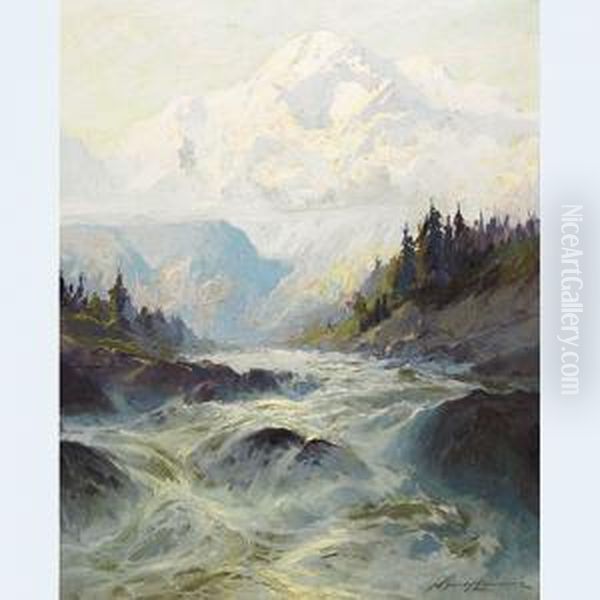 Mt. Mckinley, Alaska Oil Painting by Sidney Laurence