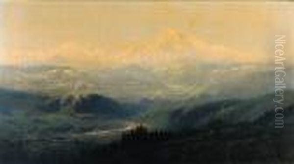 Mt. Mckinley Oil Painting by Sidney Laurence