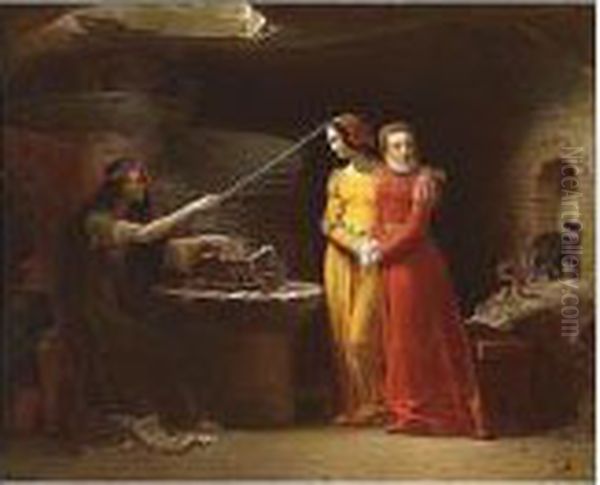 La Sorciere Oil Painting by Jean Antoine Laurent