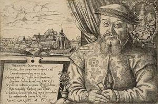 Two Etchings.
Hieronymus Schurstab, Burgermeister Of Nuremberg Oil Painting by Hans Sebald Lautensack