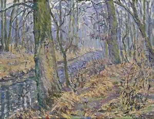 Undergrowth Oil Painting by Henri Cuntz