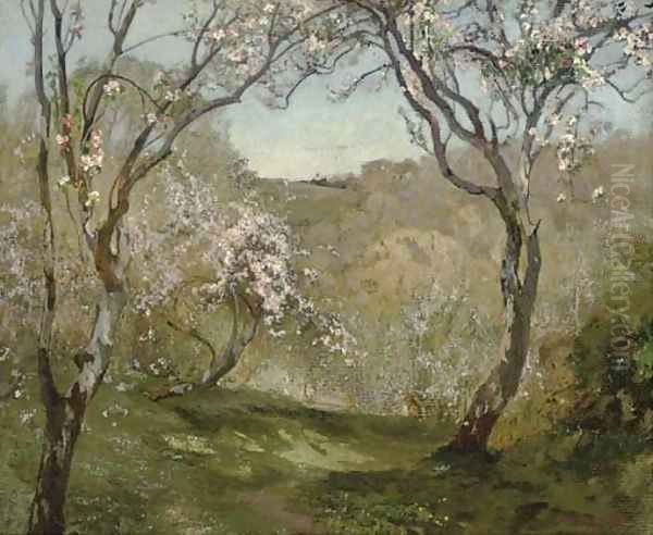 Spring blossom Oil Painting by Rex Vicat Cole