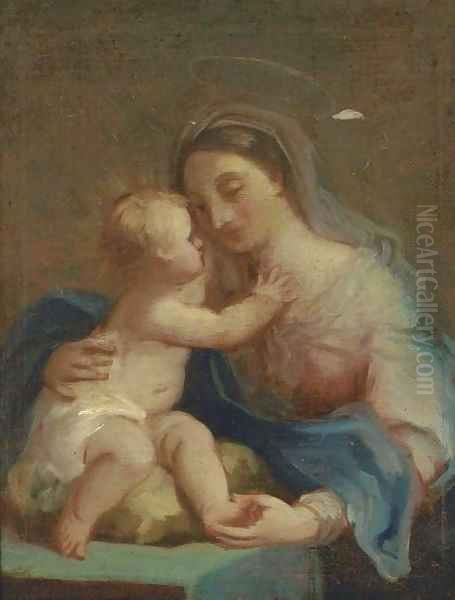 The Madonna and Child Oil Painting by Sebastiano Conca