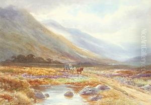 Near Barmouth, North Wales Oil Painting by Harold Lawes