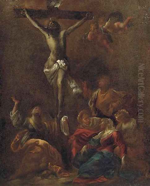 The Crucixifion Oil Painting by Valerio Castello