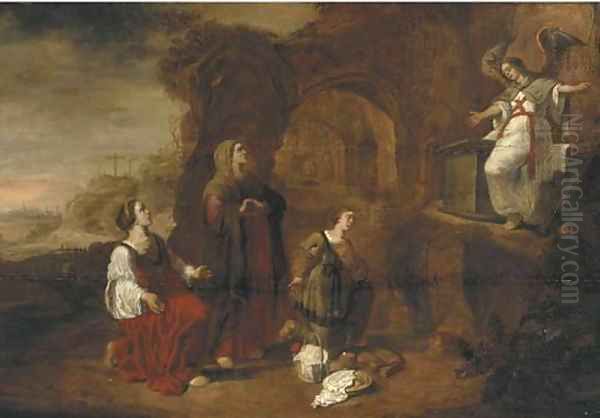 The Holy Women of the Sepulcure Oil Painting by Abraham van Cuylenborch