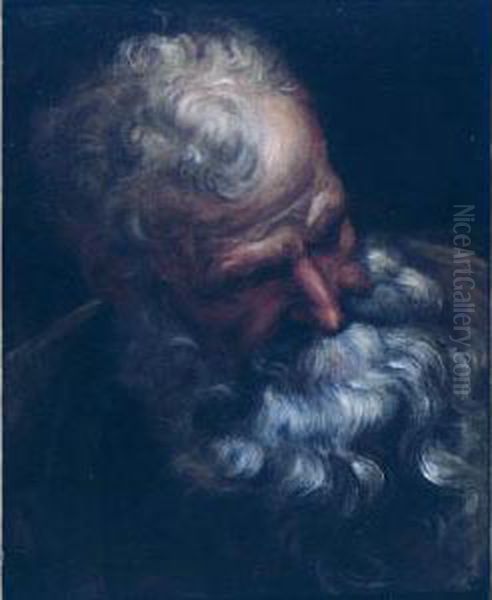 Portrait Of Saint Joseph Oil Painting by Gregorio Lazzarini