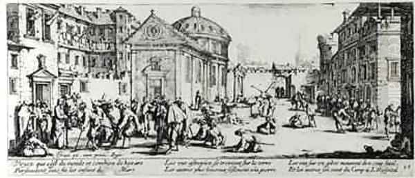 The Hospital Oil Painting by Jacques Callot