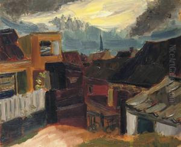 Landschap Zandvoort: A View Of Zandvoort by Henri Le Fauconnier