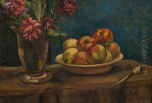 Nature Morte Oil Painting by Henri Le Fauconnier