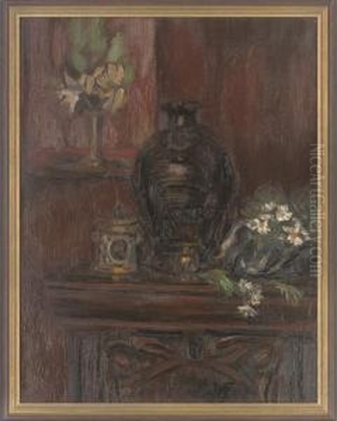 Nature Morte Oil Painting by Henri Le Fauconnier