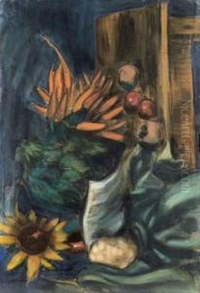 Nature Morte Oil Painting by Henri Le Fauconnier