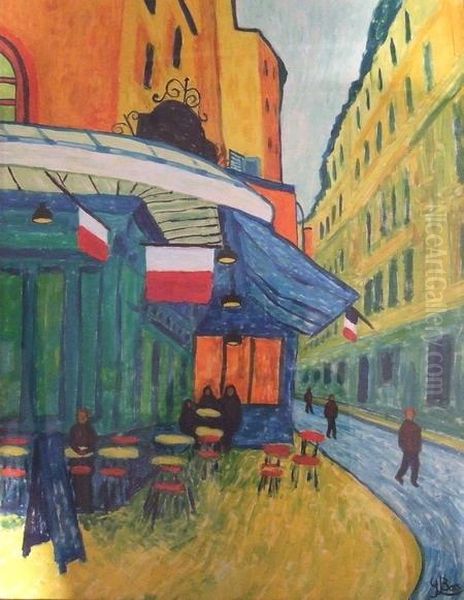 Les Etages, Saint-germain Oil Painting by Georges Le Mare