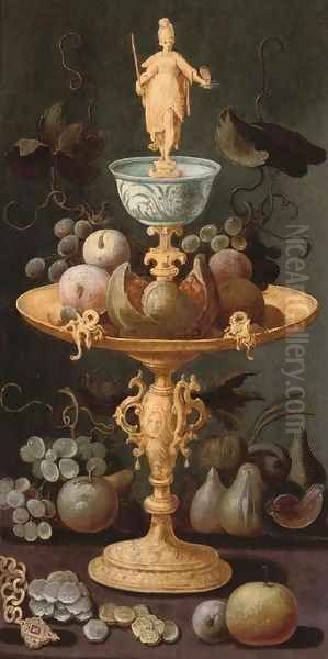 Grapes Oil Painting by Artus Claessens