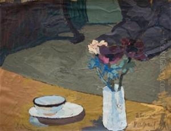 Nature Morte Oil Painting by Maurice Le Scouezec