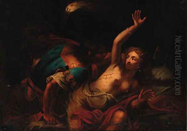 The Rape of Lucretia Oil Painting by Guido Cagnacci