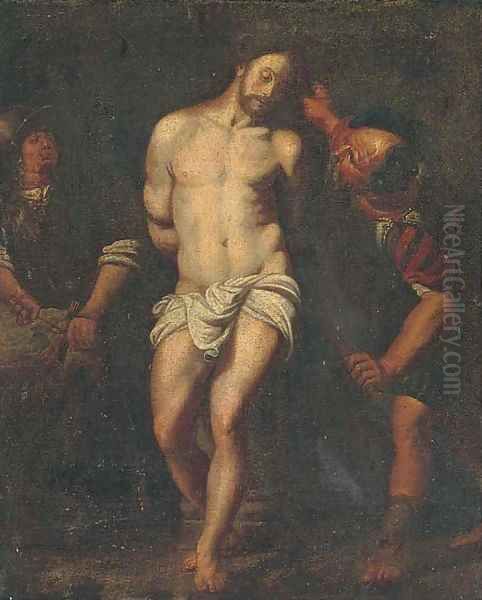 The Flagellation 2 Oil Painting by Michelangelo Merisi Da Caravaggio