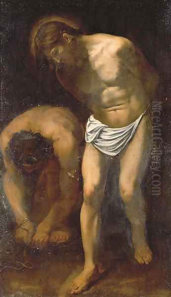 The Flagellation Oil Painting by Michelangelo Merisi Da Caravaggio