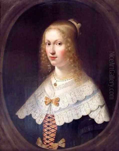 Portrait of a Lady Oil Painting by Hendrick Coster