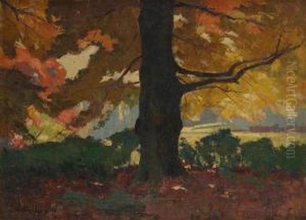 Paysage A Uccle by Emile Lecomte