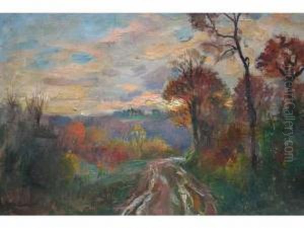 Paysage D'automne by Raymond Louis Lecourt