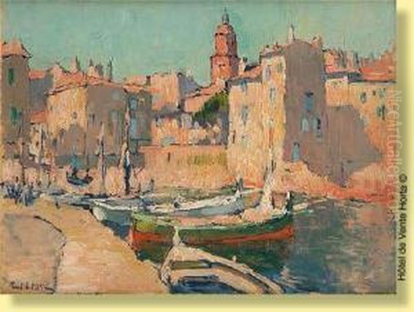 Saint-tropez Oil Painting by Paul Leduc